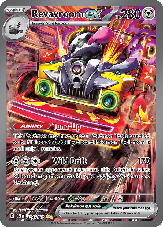 Revavroom EX Special Illustration - Obsidian Flames