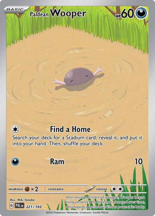 Paldean Wooper Illustration - Paldea Evolved