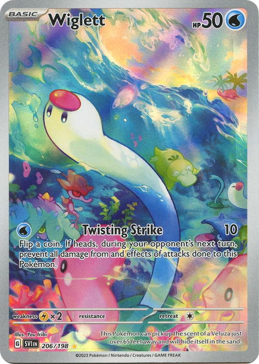Wiglett Illustration - Scarlet & Violet Base Set