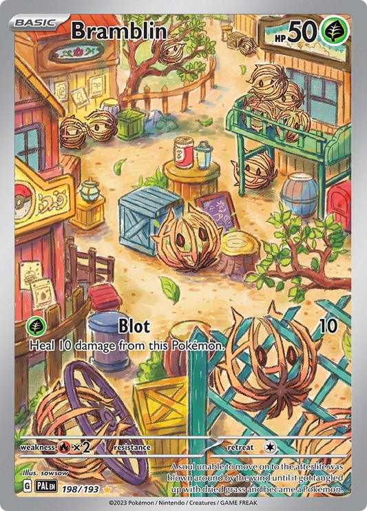 Bramblin Illustration - Paldea Evolved