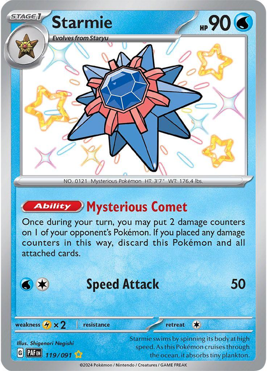 Starmie Shiny - Paldean Fates