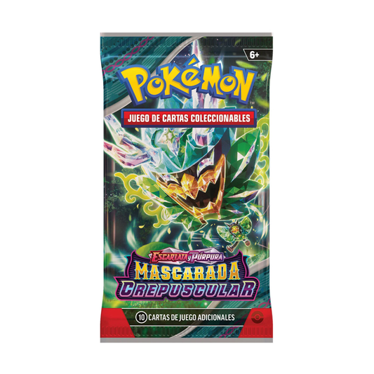 Sobre de Pokemon Mascarada Crepuscular