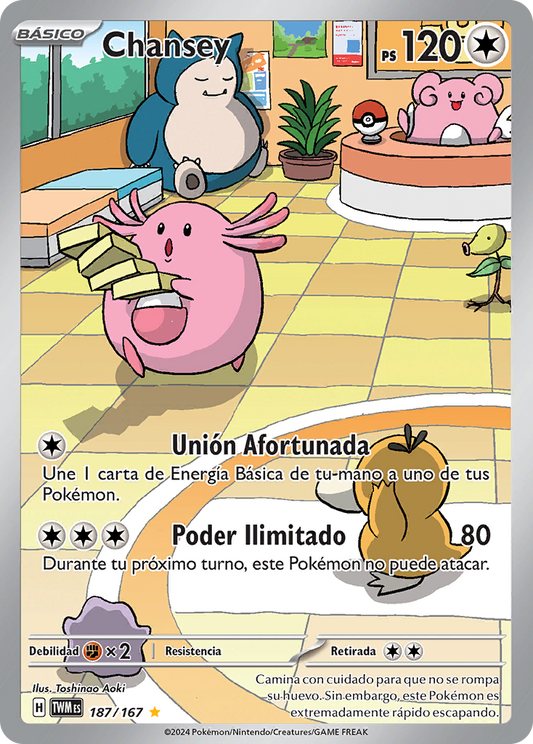Chansey Illustration - Mascarada Crepuscular