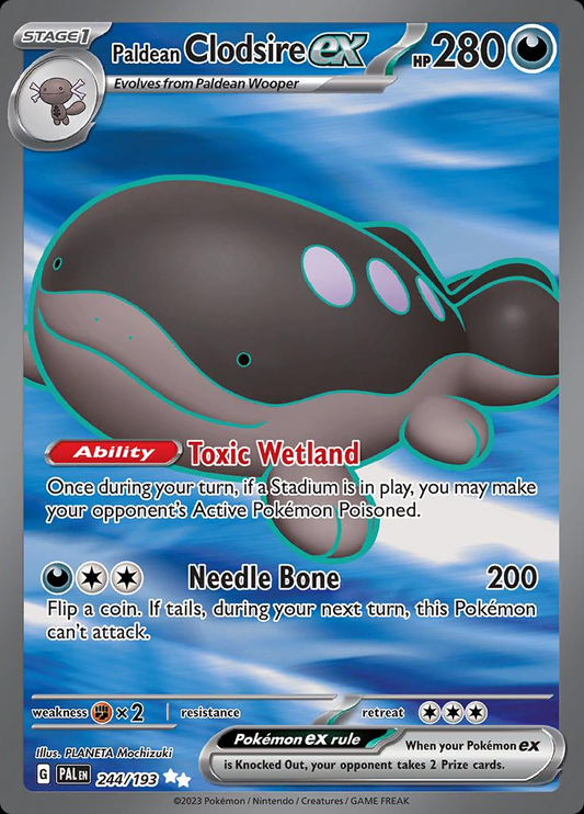 Paldean Clodsire EX Full Art - Paldea Evolved