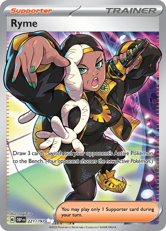 Ryme Full Art - Obsidian Flames