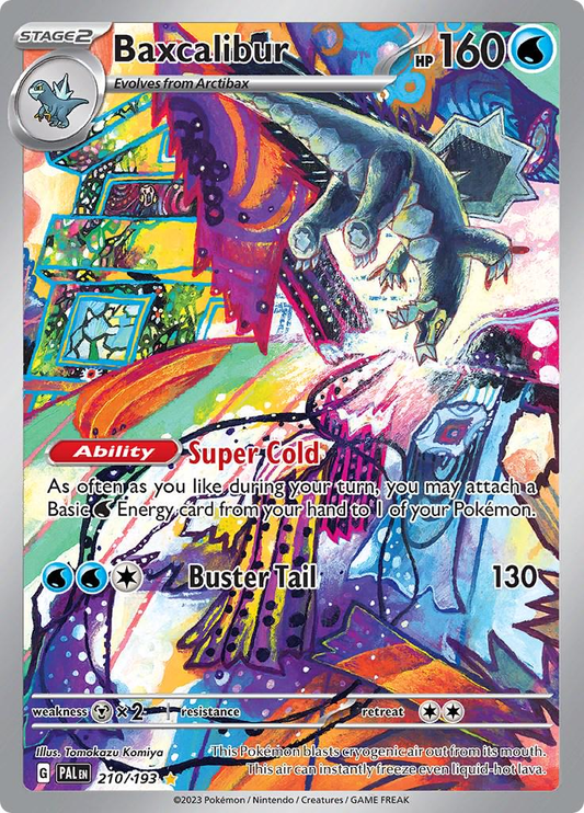 Baxcalibur Illustration - Paldea Evolved
