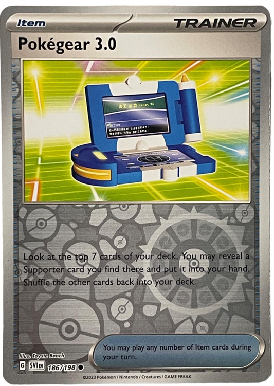 Pokegear 3.0 Reverse Holografico - Scarlet & Violet Base Set