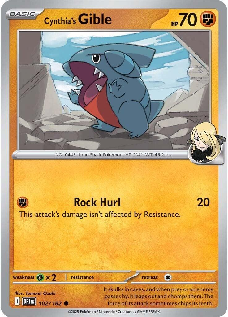 Cynthia's Gible - Destined Rivals