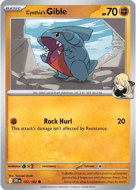 Cynthia's Gible - Destined Rivals