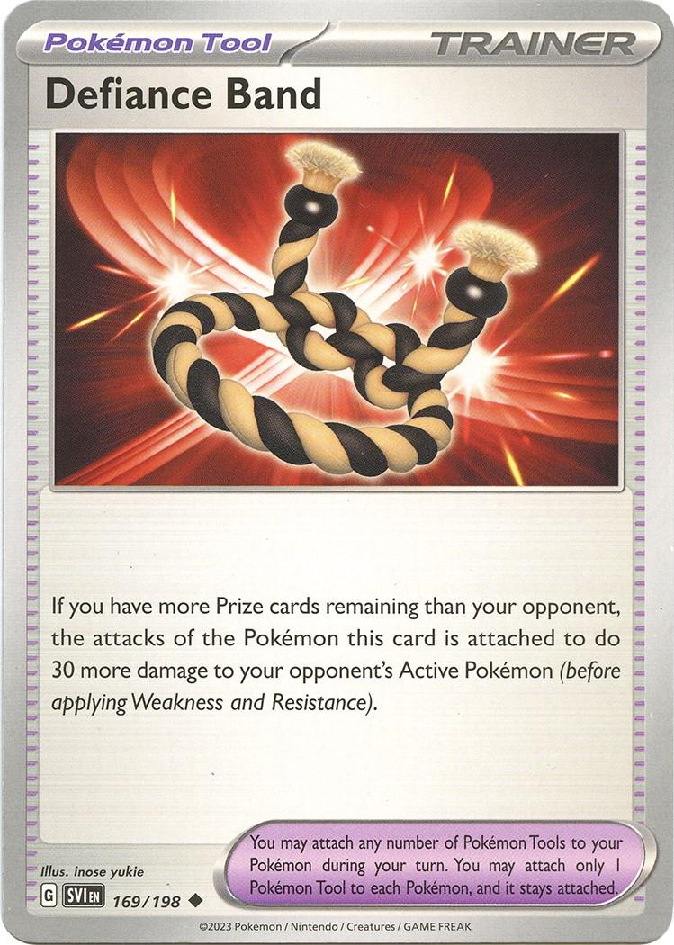 Defiance Band Reverse Holografico - Scarlet & Violet Base Set