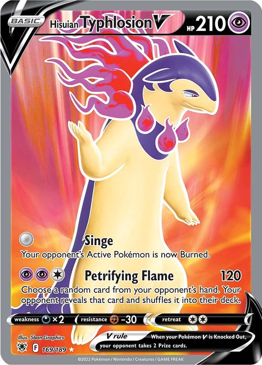 Hisuian Typhlosion V Full Art - Astral Radiance