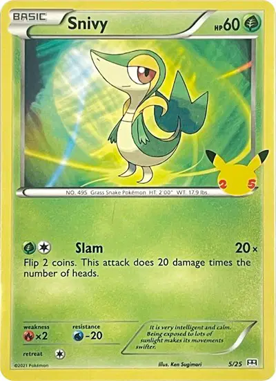 Snivy - McDonald's 25th Anniversary Promos