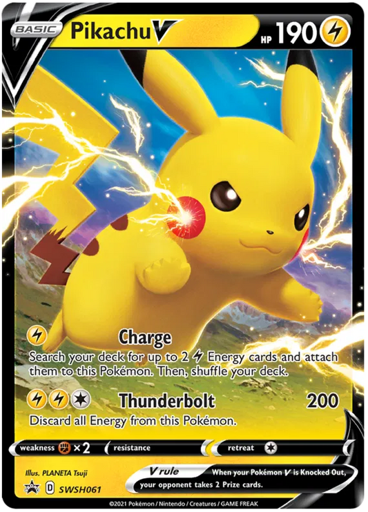 Pikachu V - Sword & Shield Promo 61