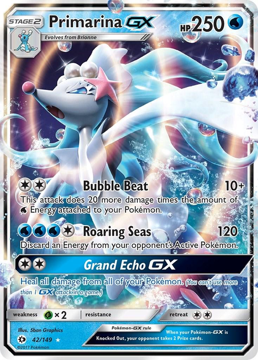 Primarina GX - Sun & Moon Base Set