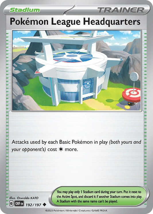 Pokemon League Headquarters - Obsidian Flames