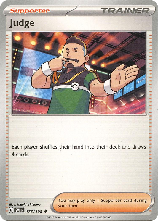 Judge Reverse Holografico - Scarlet & Violet Base Set