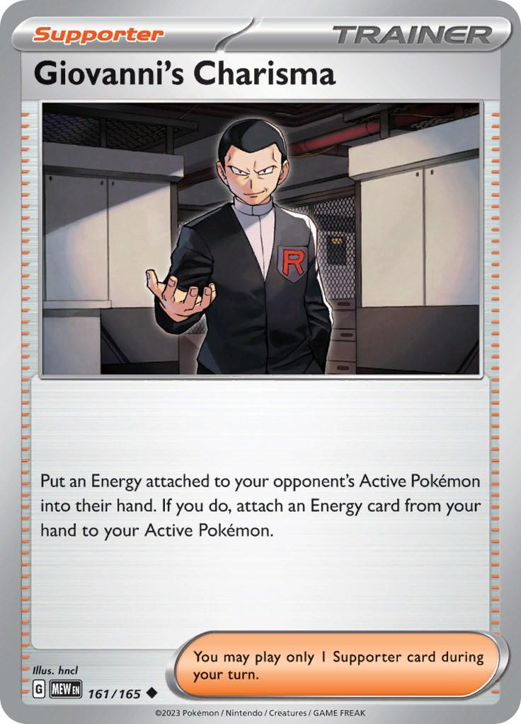 Giovanni's Charisma - Pokemon 151
