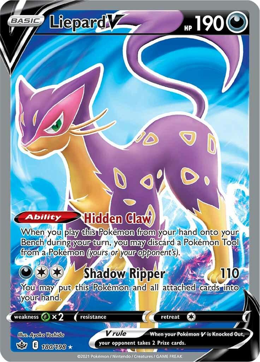 Liepard V Full Art - Chilling Reign