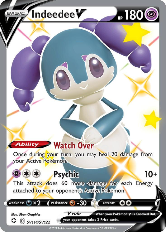 Indeedee V Full Art Shiny - Shining Fates