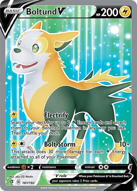 Boltund V Full Art - Rebel Clash