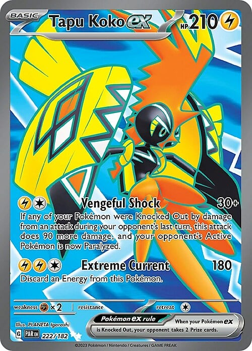 Tapu Koko EX Full Art - Paradox Rift