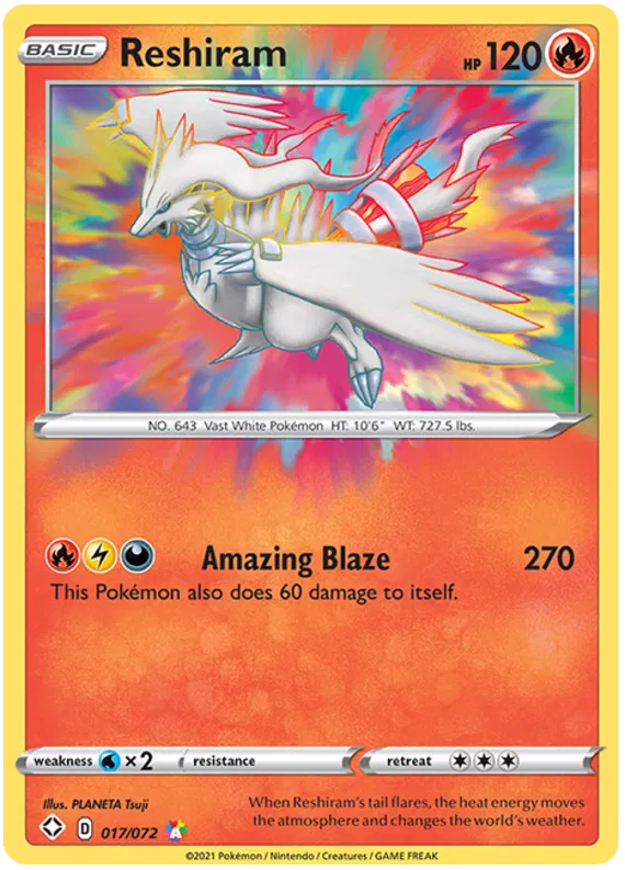 Reshiram Amazing Rare - Shining Fates