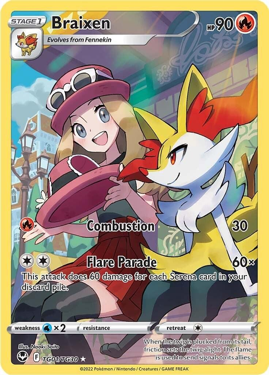 Braixen Trainer Gallery - Silver Tempest