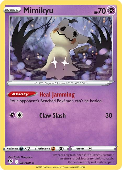 Mimikyu Cosmos Holografico - Darkness Ablaze