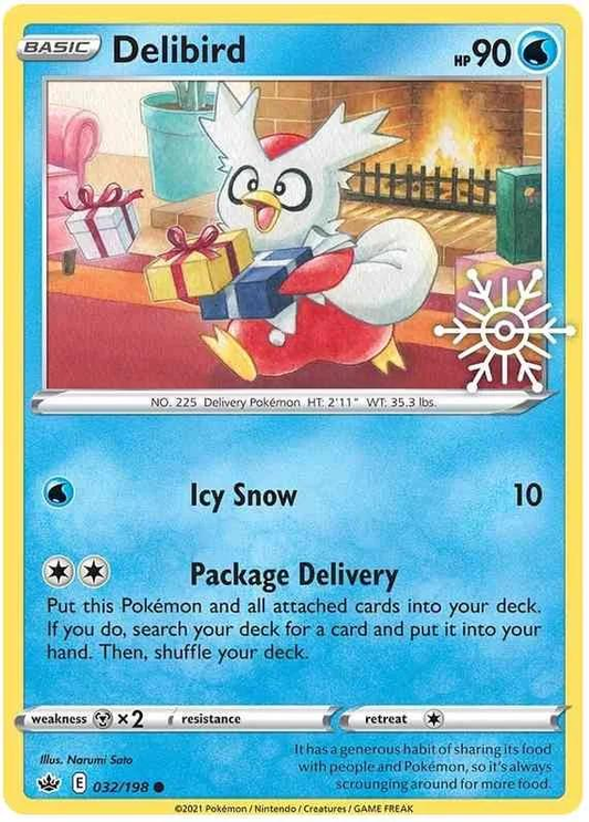 Delibird Snow Flake Stamp - Chilling Reign