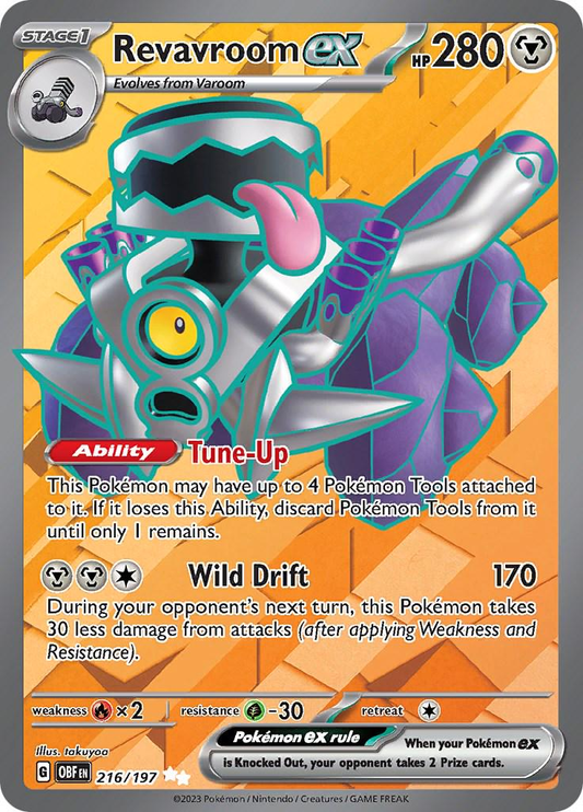 Revavroom EX Full Art - Obsidian Flames