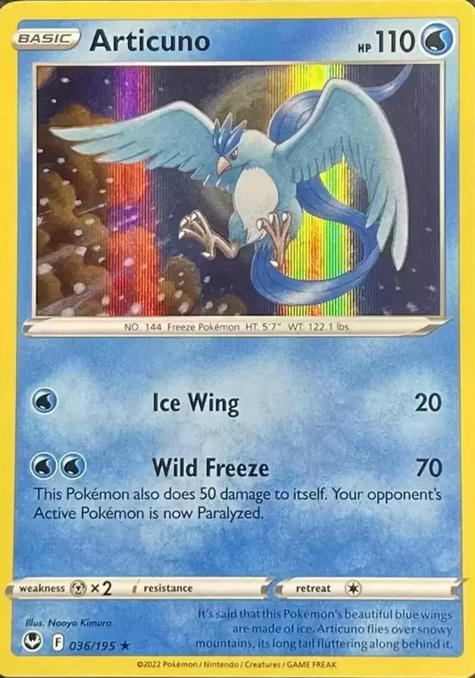 Articuno Cosmos Holografico - Silver Tempest