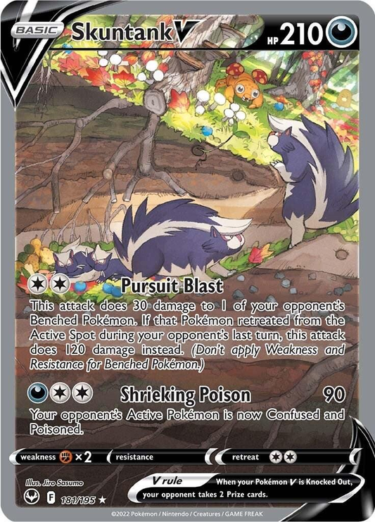 Skuntank V Full Art Alternativo - Silver Tempest