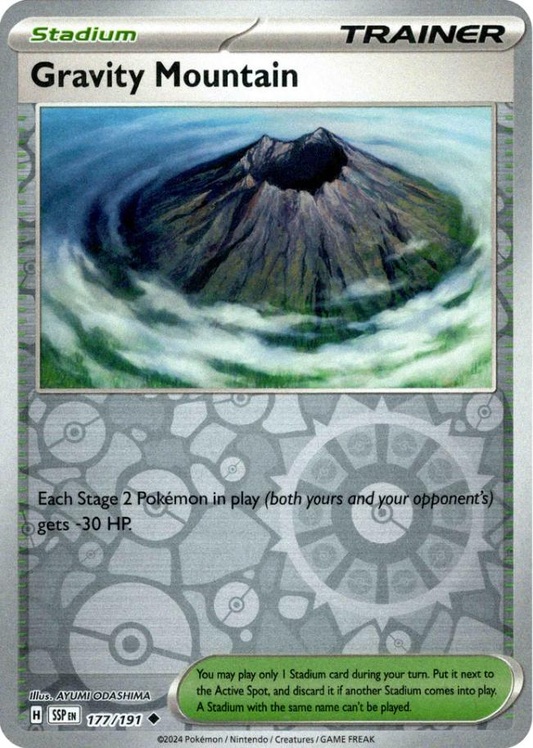 Gravity Mountain Reverse Holografico - Surging Sparks