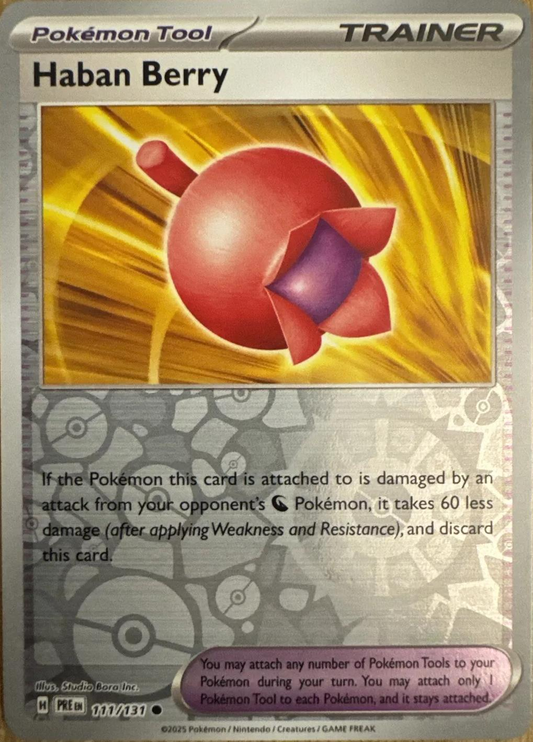 Haban Berry Reverse Holografico - Prismatic Evolutions