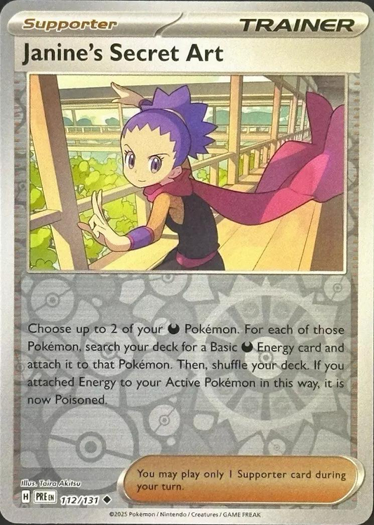 Janine's Secret Art Reverse Holografico - Prismatic Evolutions