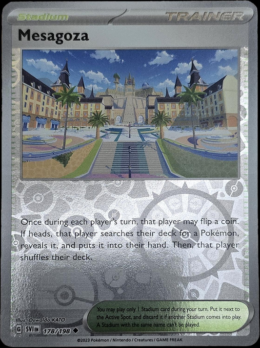 Mesagoza Reverse Holografico - Scarlet & Violet Base Set