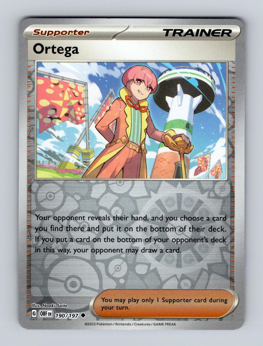 Ortega Reverse Holografico - Obsidian Flames