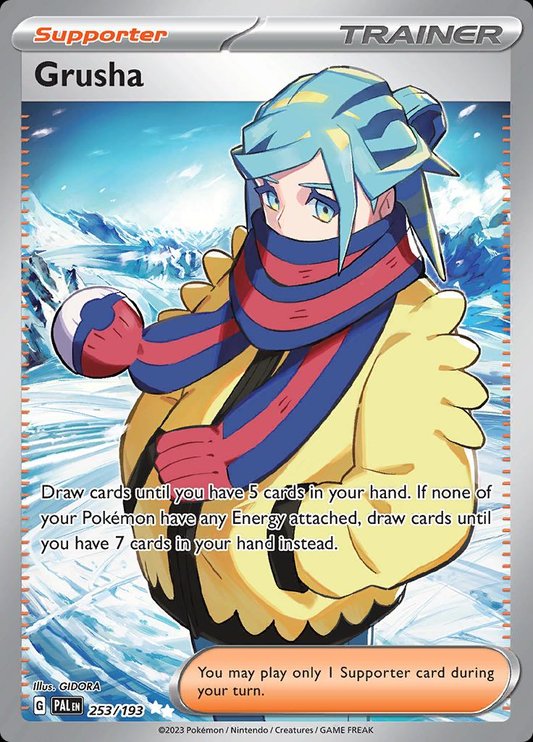 Grusha Full Art - Paldea Evolved