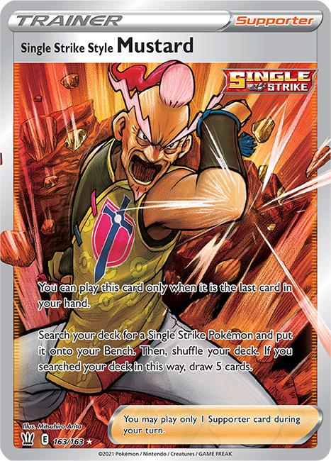 Single Strike Style Mustard Full Art - Battle Styles