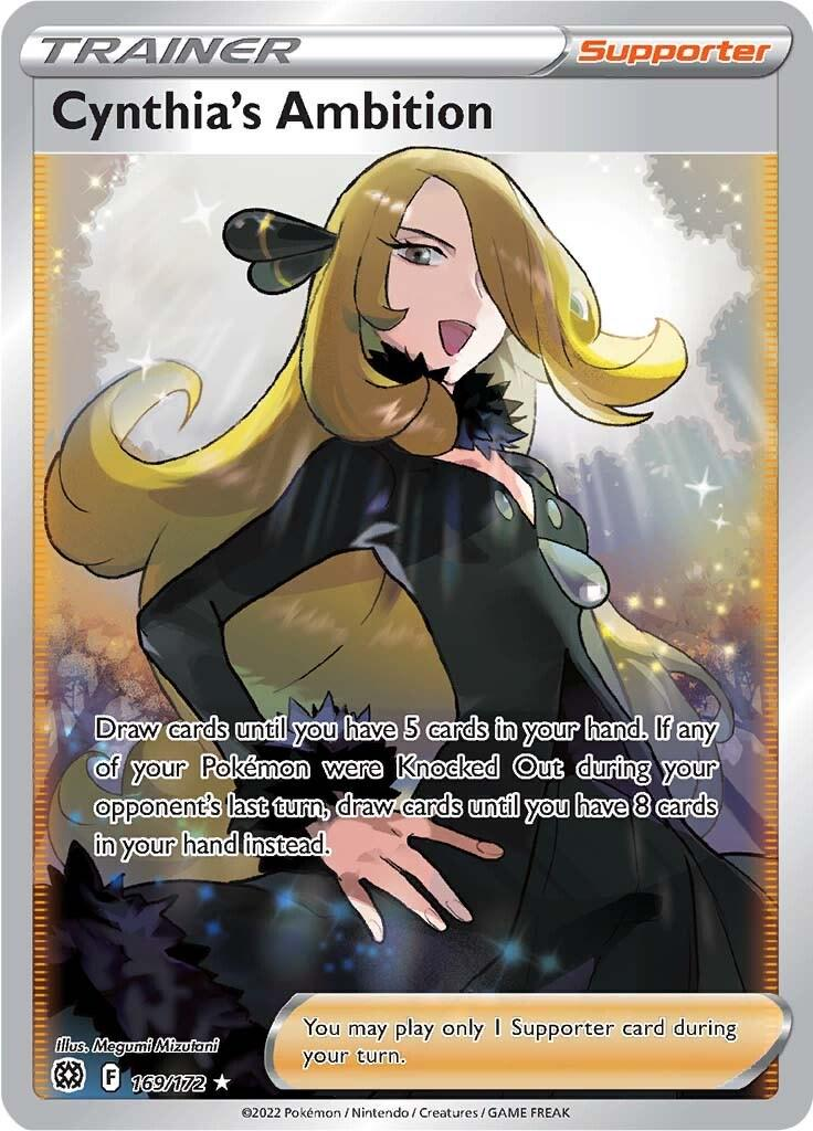 Cynthia's Ambition Full Art - Brilliant Stars