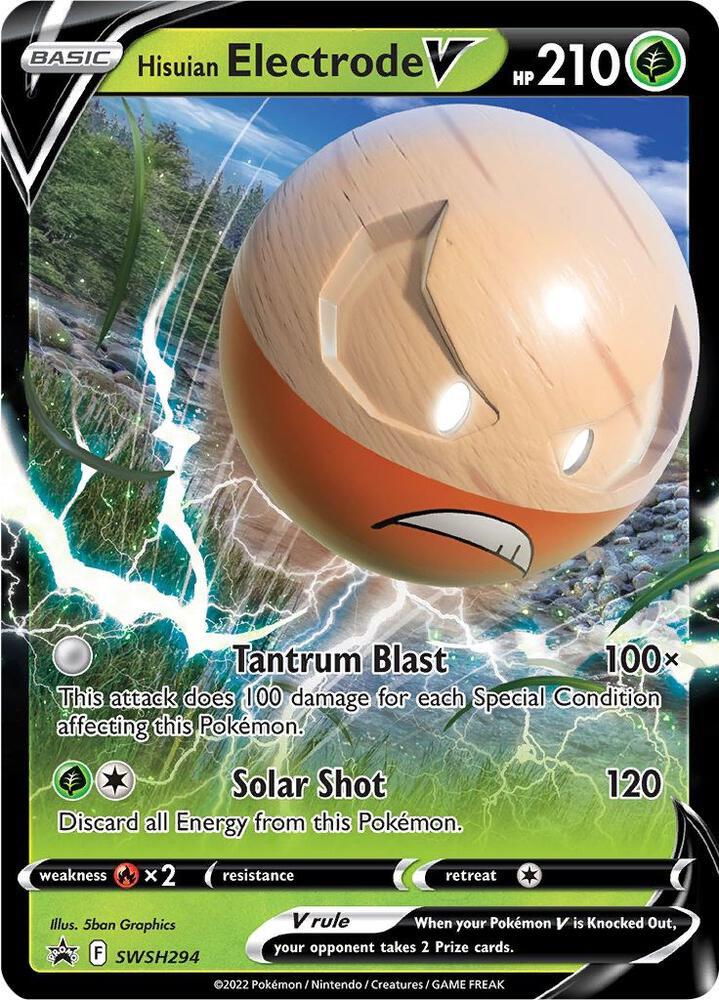 Hisuian Electrode V - Sword & Shield Promo