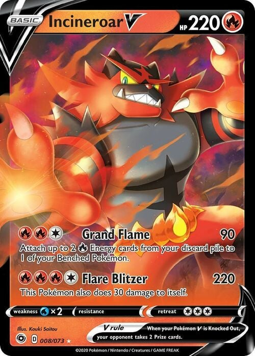 Incineroar V - Champion's Path
