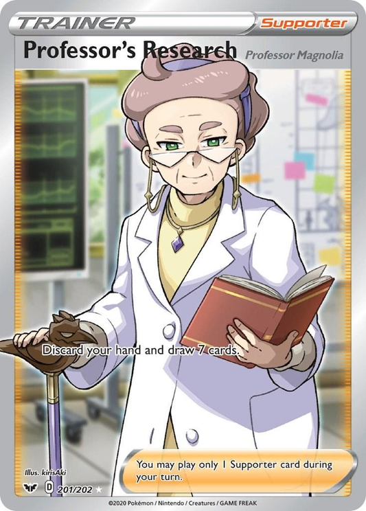 Professor's Research (Magnolia) Full Art - Sword & Shield Base Set