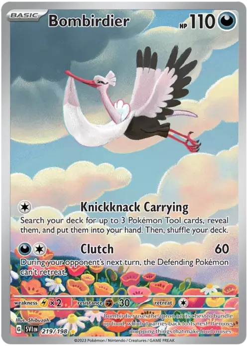 Bombirdier Illustration - Scarlet & Violet Base Set