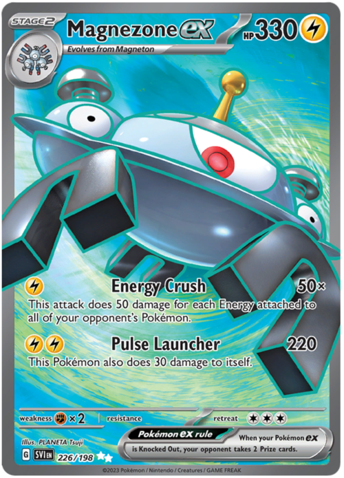 Magnezone EX Full Art - Scarlet & Violet Base Set
