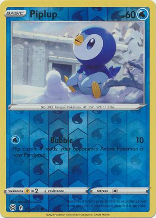Piplup Reverse Holografico - Brilliant Stars
