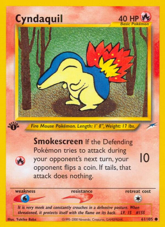 Cyndaquil 1st Edition - Neo Destiny
