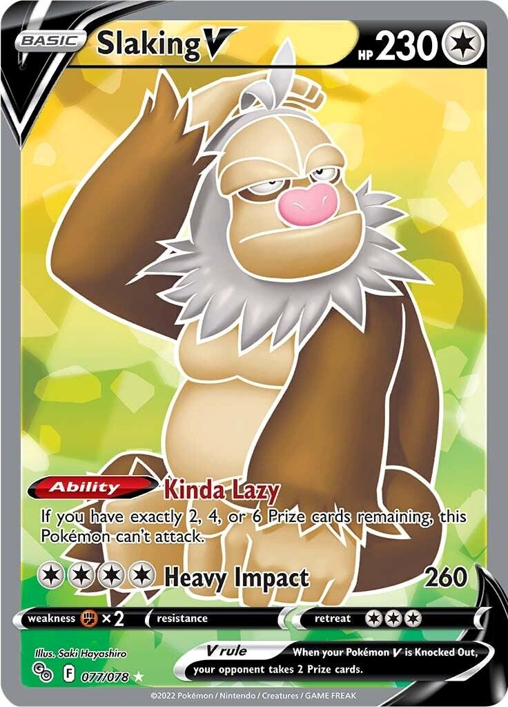 Slaking V Full Art - Pokemon GO