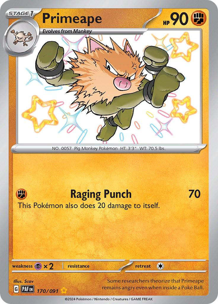 Primeape Shiny - Paldean Fates
