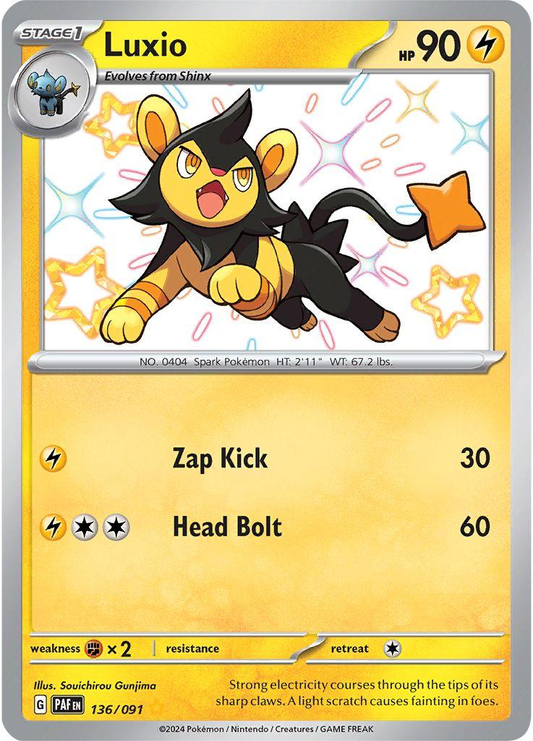 Luxio Shiny - Paldean Fates